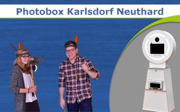 Eine Photobox mit Drucker in Karlsdorf-Neuthard mieten