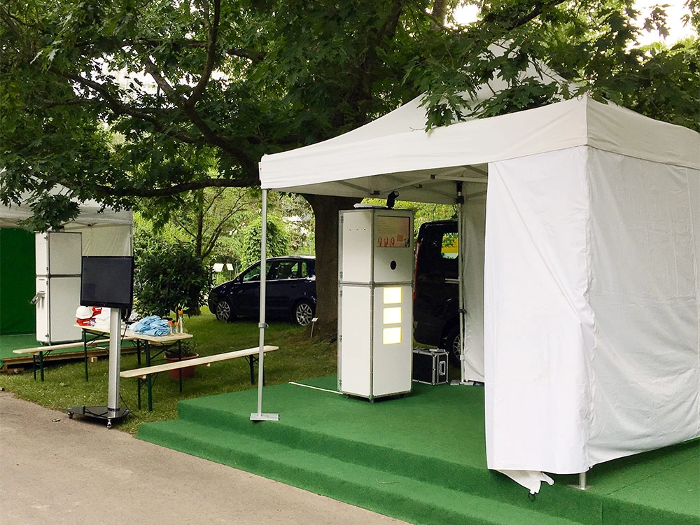 Fotobox mieten mit Eventzelt