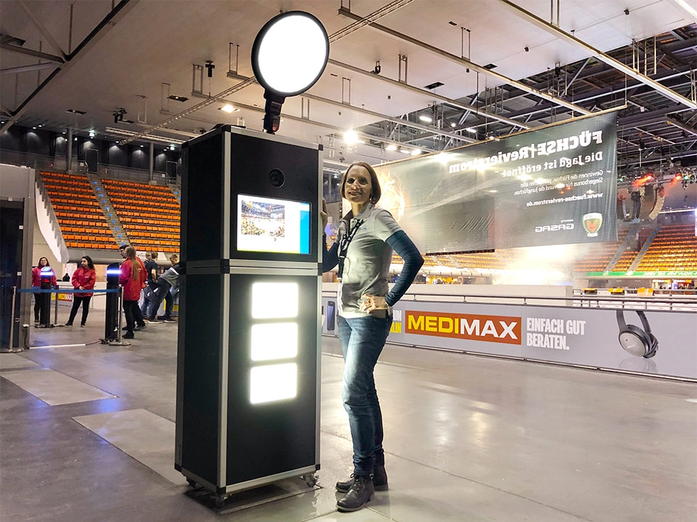 Fotobox mit Betreuung mieten