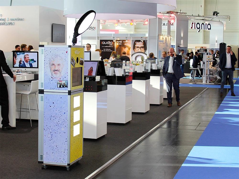 Fotobox-Systeme für Messen