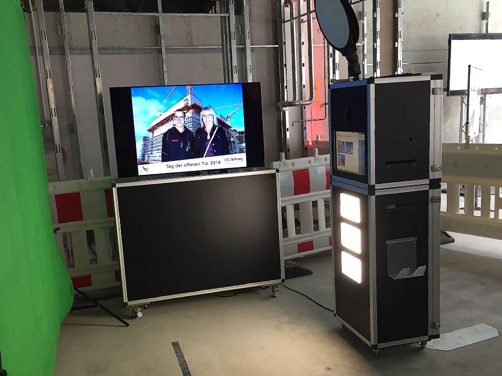 Fotobox mit Greenscreen mieten