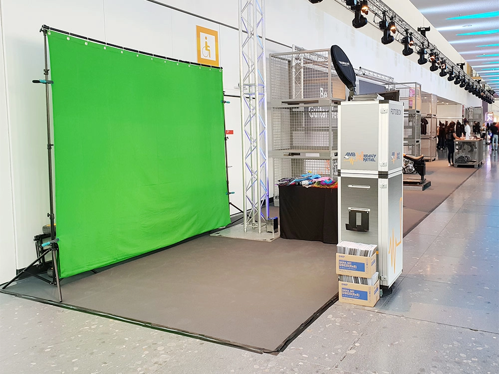 Fotobox mieten mit Greenscreen