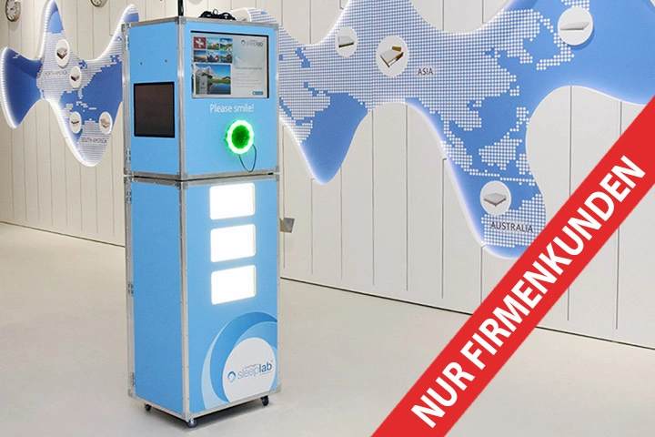 Fotobox mieten Einweihungsfeier - Säulenfotobox