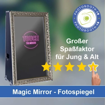In Aachen einen Magic Mirror Fotospiegel mieten