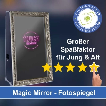 In Abenberg einen Magic Mirror Fotospiegel mieten