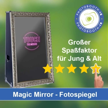 In Abensberg einen Magic Mirror Fotospiegel mieten