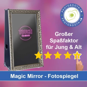In Adelsdorf einen Magic Mirror Fotospiegel mieten