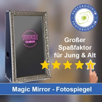 In Adorf (Vogtland) einen Magic Mirror Fotospiegel mieten