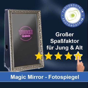 In Aerzen einen Magic Mirror Fotospiegel mieten