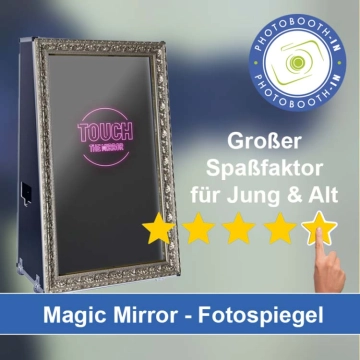 In Affalterbach einen Magic Mirror Fotospiegel mieten