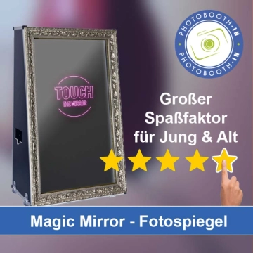 In Aglasterhausen einen Magic Mirror Fotospiegel mieten