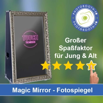 In Ahlen einen Magic Mirror Fotospiegel mieten