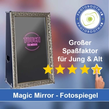 In Ahlerstedt einen Magic Mirror Fotospiegel mieten