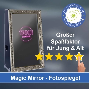 In Ahrensfelde einen Magic Mirror Fotospiegel mieten