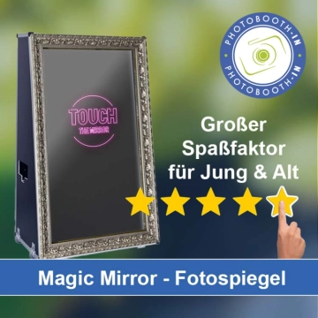 In Aldersbach einen Magic Mirror Fotospiegel mieten