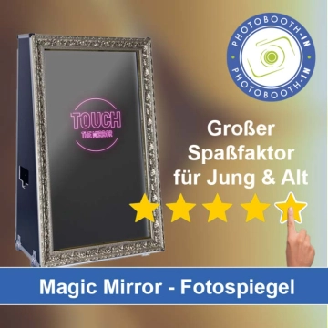 In Aldingen einen Magic Mirror Fotospiegel mieten