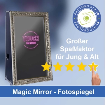 In Allershausen einen Magic Mirror Fotospiegel mieten