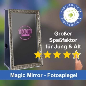 In Allstedt einen Magic Mirror Fotospiegel mieten