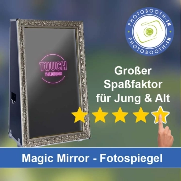 In Alsbach-Hähnlein einen Magic Mirror Fotospiegel mieten
