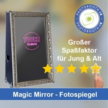 In Alsdorf einen Magic Mirror Fotospiegel mieten