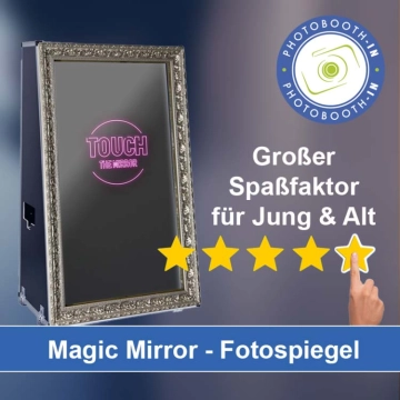 In Altenmarkt an der Alz einen Magic Mirror Fotospiegel mieten