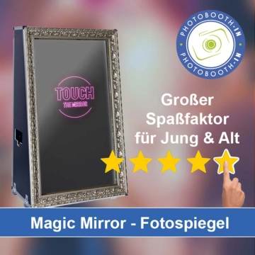 In Altenmünster einen Magic Mirror Fotospiegel mieten
