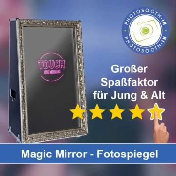 In Altusried einen Magic Mirror Fotospiegel mieten