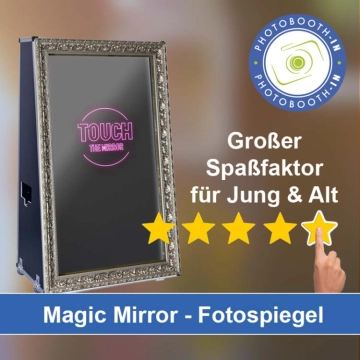 In Alzenau einen Magic Mirror Fotospiegel mieten