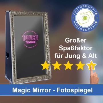 In Amberg einen Magic Mirror Fotospiegel mieten