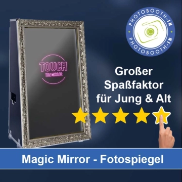 In Amorbach einen Magic Mirror Fotospiegel mieten