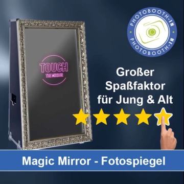 In Amtzell einen Magic Mirror Fotospiegel mieten