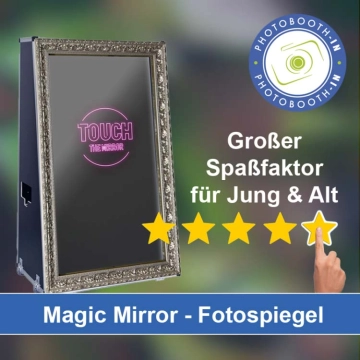 In Andernach einen Magic Mirror Fotospiegel mieten