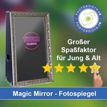 In Angelbachtal einen Magic Mirror Fotospiegel mieten
