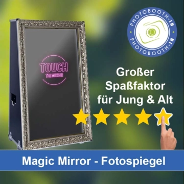In Annaberg-Buchholz einen Magic Mirror Fotospiegel mieten
