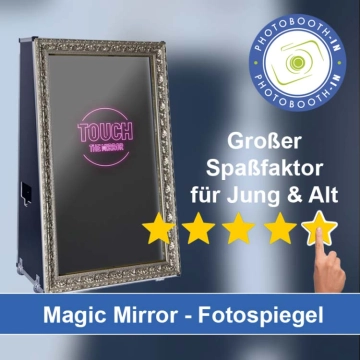 In Ansbach einen Magic Mirror Fotospiegel mieten