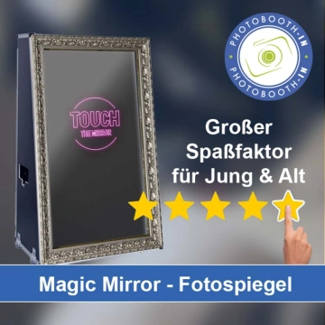 In Arnsdorf einen Magic Mirror Fotospiegel mieten