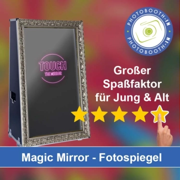 In Arnstadt einen Magic Mirror Fotospiegel mieten
