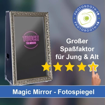 In Arnstein (Unterfranken) einen Magic Mirror Fotospiegel mieten