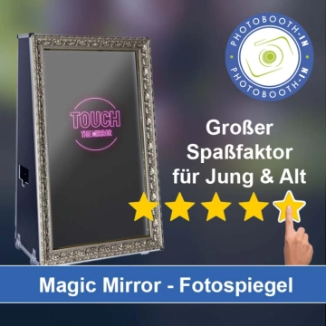 In Aschau im Chiemgau einen Magic Mirror Fotospiegel mieten