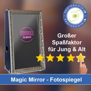 In Aschersleben einen Magic Mirror Fotospiegel mieten