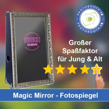 In Aschheim einen Magic Mirror Fotospiegel mieten