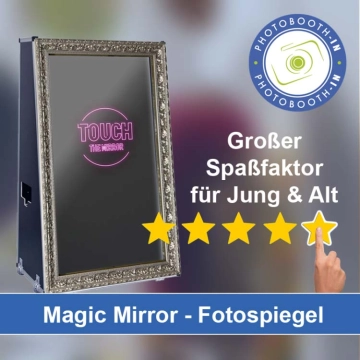 In Aue-Bad Schlema einen Magic Mirror Fotospiegel mieten