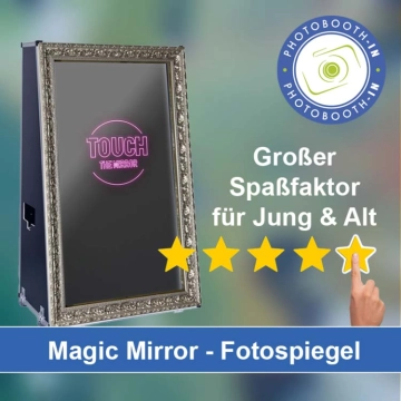 In Auerbach (Vogtland) einen Magic Mirror Fotospiegel mieten