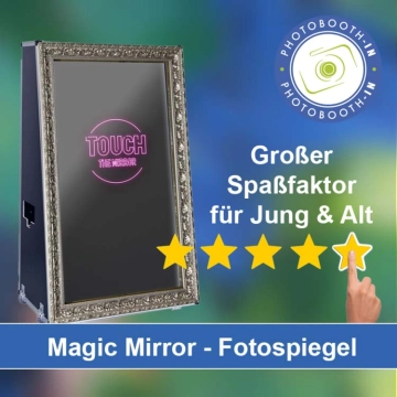 In Augsburg einen Magic Mirror Fotospiegel mieten
