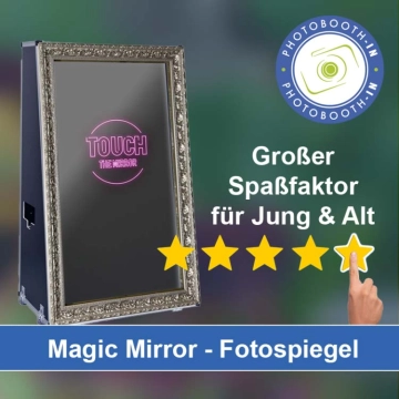 In Augustdorf einen Magic Mirror Fotospiegel mieten