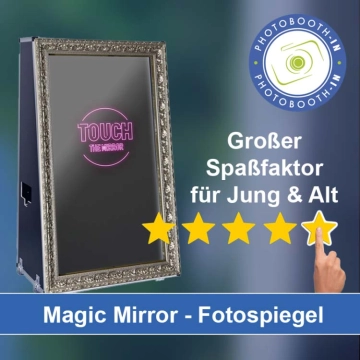 In Aulendorf einen Magic Mirror Fotospiegel mieten