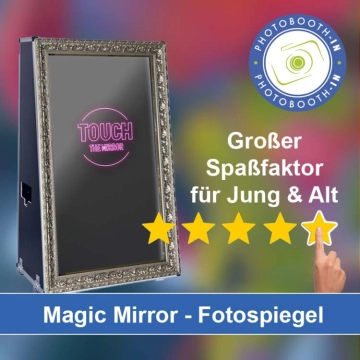 In Backnang einen Magic Mirror Fotospiegel mieten
