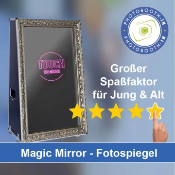 In Bad Abbach einen Magic Mirror Fotospiegel mieten