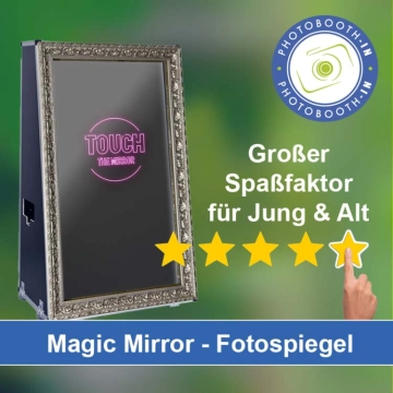 In Bad Arolsen einen Magic Mirror Fotospiegel mieten