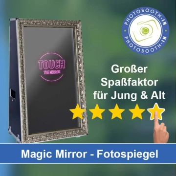 In Bad Bellingen einen Magic Mirror Fotospiegel mieten